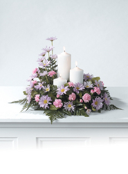 CTT6111 Pillar Candle Arrangement from Yesterday's and Tomorrows in Warner Robins, GA