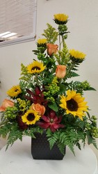 Sunflower Container Arrangement from Yesterday's and Tomorrows in Warner Robins, GA
